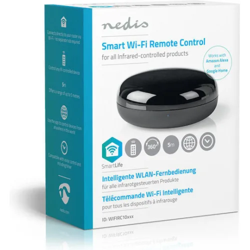 Nedis Smart Hub Wi-Fi / IR Συμβατό με Google Home & Alexa