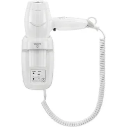 Valera Excel 1600 Σεσουάρ Ξενοδοχείου Λευκό 1.6kW με Σπειροειδές Καλώδιο έως 250εκ.