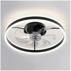 Life Halo Ανεμιστήρας Οροφής 50cm με Φως και Τηλεχειριστήριο Γκρι