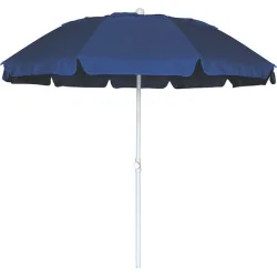 Escape Σπαστή Ομπρέλα Θαλάσσης Blue Διαμέτρου 2m με Αεραγωγό Μπλε