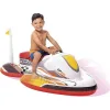 Intex Wave Rider Παιδικό Φουσκωτό Ride On Θαλάσσης Jet Ski με Χειρολαβές Κόκκινο 117εκ.