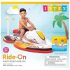 Intex Wave Rider Παιδικό Φουσκωτό Ride On Θαλάσσης Jet Ski με Χειρολαβές Κόκκινο 117εκ.