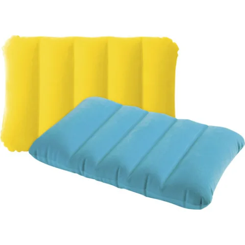 Intex Φούσκωτο Μαξιλάρι Camping Τιρκουάζ 43x28εκ.