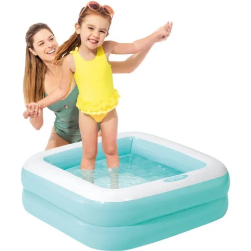 Intex Παιδική Στρογγυλή Πισίνα Φουσκωτή 86x25εκ. PNK Σιέλ