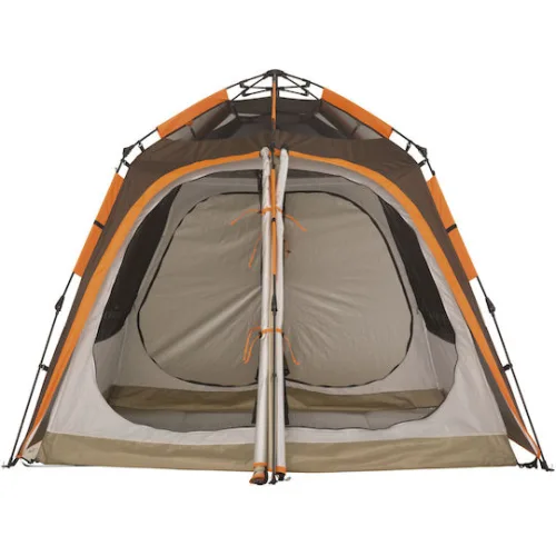 Keumer Αυτόματη Σκηνή Camping Μπεζ 3 Εποχών για 4 Άτομα 330x220x170εκ.