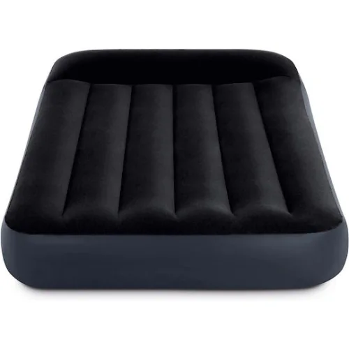 Intex Φουσκωτό Στρώμα Ύπνου Μονό με Ενσωματωμένη Αντλία Pillow Rest Classic 191x99x25εκ. Μπλε