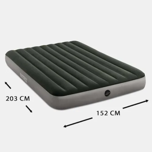 Intex Φουσκωτό Στρώμα Ύπνου Διπλό Prestige Downy Queen 203x152x25εκ.