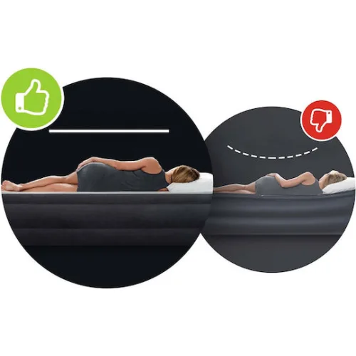 Intex Φουσκωτό Στρώμα Ύπνου Pillow Rest Classic 203x152x25εκ.