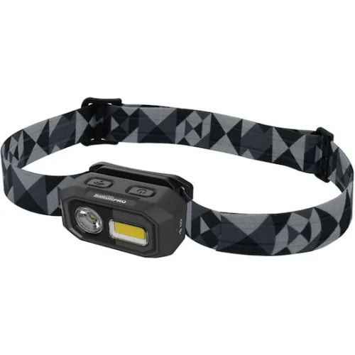 Bormann Επαναφορτιζόμενος Φακός Κεφαλής LED IP54 Διπλής Λειτουργίας με Μέγιστη Φωτεινότητα 480lm BPR6030