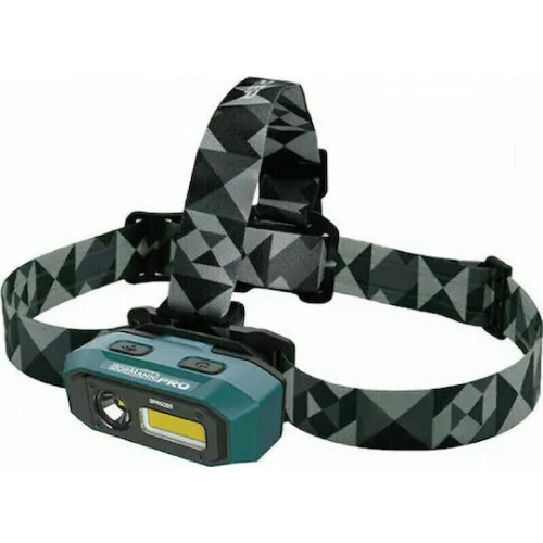 Bormann Επαναφορτιζόμενος Φακός Κεφαλής LED IP54 Διπλής Λειτουργίας με Μέγιστη Φωτεινότητα 480lm BPR6030