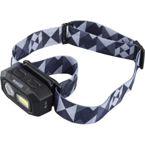 Bormann Επαναφορτιζόμενος Φακός Κεφαλής LED IP54 Διπλής Λειτουργίας με Μέγιστη Φωτεινότητα 480lm BPR6030