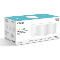 TP-LINK Deco X10 v1 Access Point Wi‑Fi 6 Dual Band (2.4 & 5GHz) σε Τριπλό Kit Λευκό