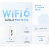 TP-LINK Deco X10 v1 WiFi Mesh Network Access Point Wi‑Fi 6 Dual Band (2.4 & 5GHz) σε Διπλό Kit Λευκό