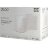 TP-LINK Deco X10 v1 WiFi Mesh Network Access Point Wi‑Fi 6 Dual Band (2.4 & 5GHz) σε Διπλό Kit Λευκό