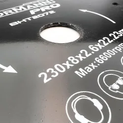 Bormann Pro BHT2070 Triangle Turbo Δίσκος Κοπής Δομικών Υλικών 115mm 043942