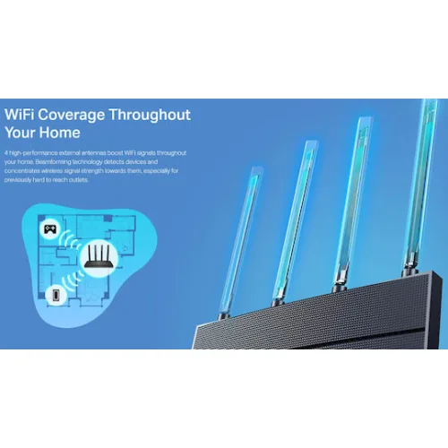 TP-LINK Archer AX12 v1 Ασύρματο Router Wi‑Fi 6 με 4 Θύρες Gigabit