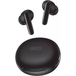 QCY T13 ANC2 In-ear Bluetooth Handsfree Ακουστικά με Θήκη Φόρτισης Μαύρα