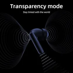 QCY T13 ANC2 In-ear Bluetooth Handsfree Ακουστικά με Θήκη Φόρτισης Μαύρα