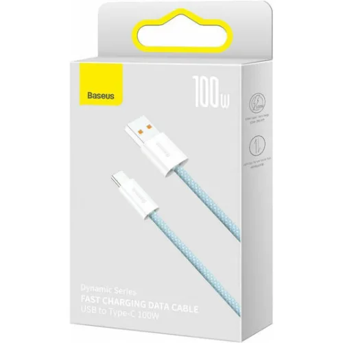 Baseus Dynamic Series USB 2.0 Cable USB-C male - USB-A 100W Μπλε 1m CALD000603