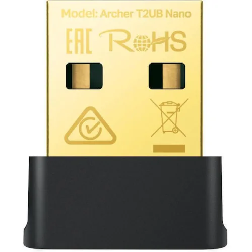 TP-LINK Archer T2UB Nano AC600 v1 Ασύρματος USB Αντάπτορας Δικτύου 600Mbps