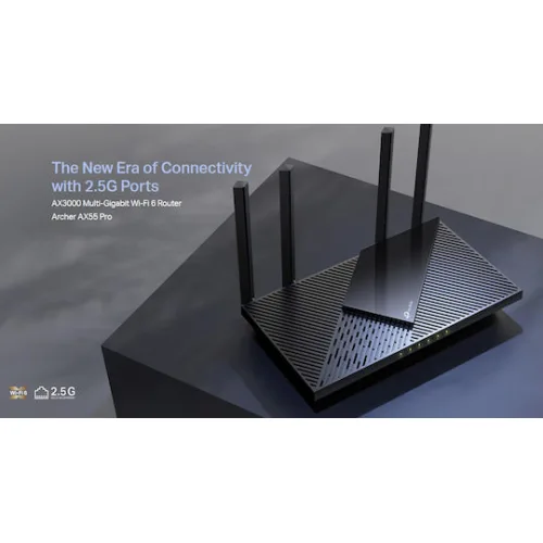 TP-LINK Archer AX55 Pro v1 Ασύρματο Router Wi‑Fi 6 με 5 Θύρες Gigabit