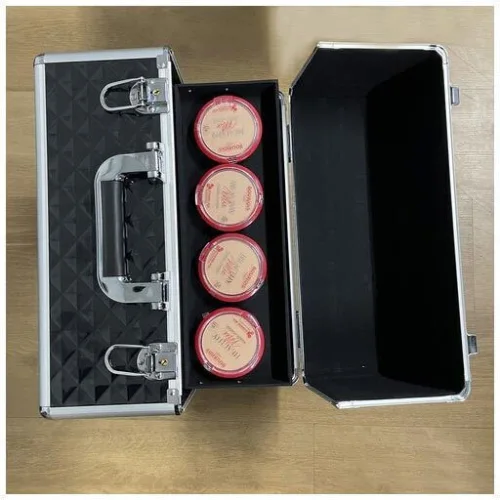 Soulima Μεταλλικό Βαλιτσάκι Αισθητικής Μαύρο Υ42.5xΠ35xΒ24.5εκ.