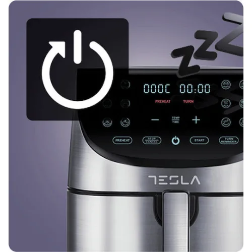 Tesla Air Fryer με Wi-Fi 7lt Μαύρο AF701BX