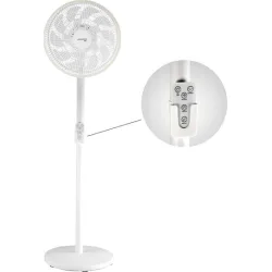 Bormann BFN4015 Ανεμιστήρας Ορθοστάτης 45W με Τηλεχειριστήριο