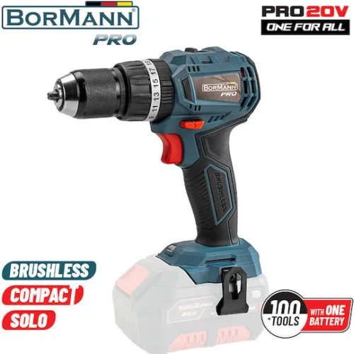 Bormann Pro BBP5143 Κρουστικό Δραπανοκατσάβιδο Μπαταρίας Solo Brushless 20V