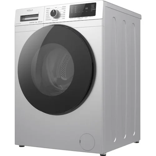Tesla Πλυντήριο Ρούχων 8kg με Τεχνολογία Ατμού 1400 Στροφών Ασημί WF81460KSGR
