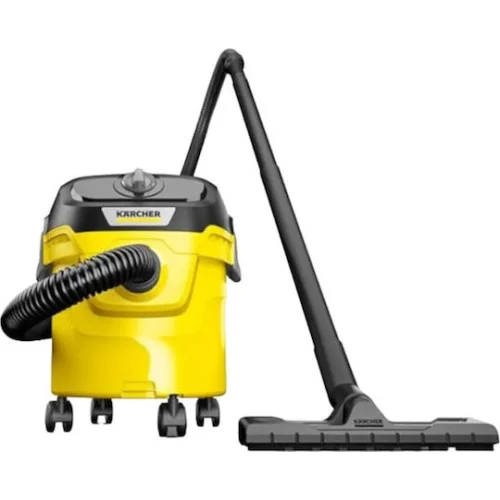Karcher KWD 1 W V-12/2/18 Σκούπα Υγρών / Στερεών 1000W με Πλαστικό Κάδο 12lt
