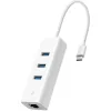 TP-LINK USB 2.0 Hub 3 Θυρών με σύνδεση USB-A / Ethernet