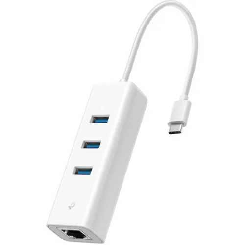 TP-LINK USB 2.0 Hub 3 Θυρών με σύνδεση USB-A / Ethernet