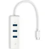 TP-LINK USB 2.0 Hub 3 Θυρών με σύνδεση USB-A / Ethernet
