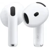 Apple AirPods 4 with Active Noise Cancellation Earbud Bluetooth Handsfree Ακουστικά με Αντοχή στον Ιδρώτα και Θήκη Φόρτισης Λευκά