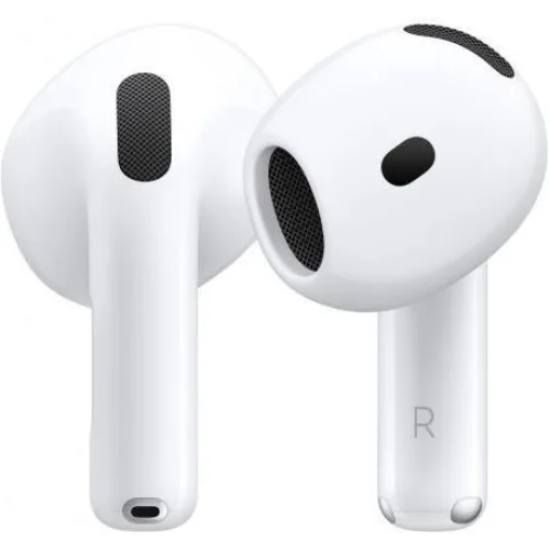 Apple AirPods 4 with Active Noise Cancellation Earbud Bluetooth Handsfree Ακουστικά με Αντοχή στον Ιδρώτα και Θήκη Φόρτισης Λευκά
