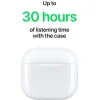 Apple AirPods 4 with Active Noise Cancellation Earbud Bluetooth Handsfree Ακουστικά με Αντοχή στον Ιδρώτα και Θήκη Φόρτισης Λευκά