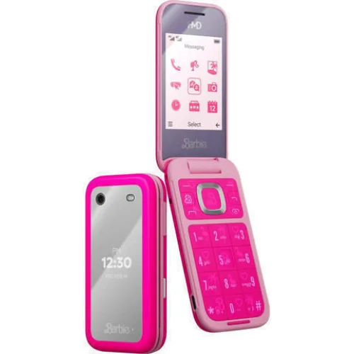 HMD Barbie Dual SIM Κινητό με Κουμπιά Ροζ