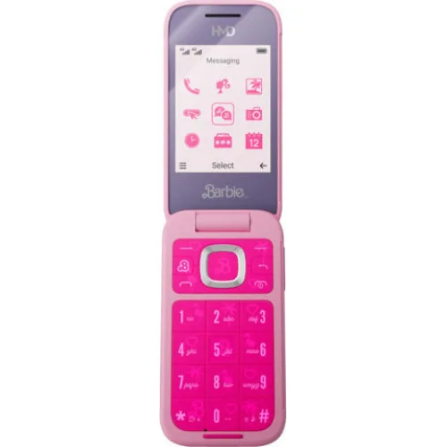 HMD Barbie Dual SIM Κινητό με Κουμπιά Ροζ