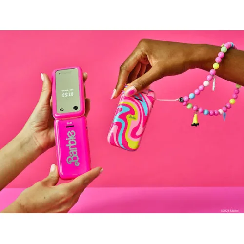 HMD Barbie Dual SIM Κινητό με Κουμπιά Ροζ