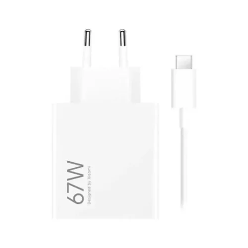 Xiaomi Φορτιστής με Θύρα USB-A και Καλώδιο USB-C 67W Power Delivery Λευκός (HyperCharge Combo BHR9465EU)