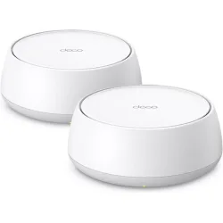 TP-LINK Deco BE25 v1 WiFi Mesh Network Access Point Wi‑Fi 7 Dual Band (2.4 & 5GHz) σε Διπλό Kit