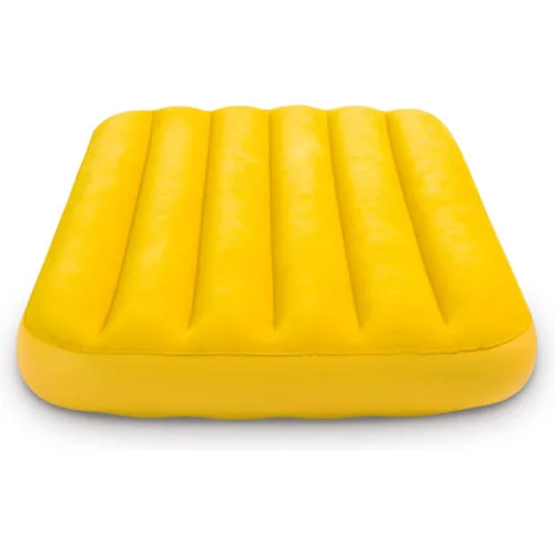 Intex Φουσκωτό Στρώμα Ύπνου Παιδικό Μονό με Ενσωματωμένη Αντλία Cozy Kidz Airbed 157x88x18εκ. Κίτρινο