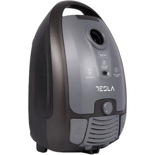Tesla BG302EU Ηλεκτρική Σκούπα 800W με Σακούλα 3.5lt Γκρι