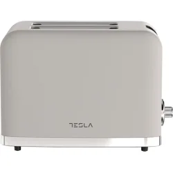 Tesla Φρυγανιέρα 2 Θέσεων 930W Λευκή