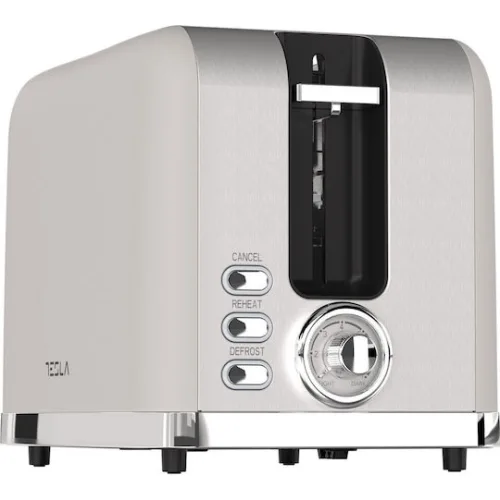 Tesla Φρυγανιέρα 2 Θέσεων 930W Λευκή