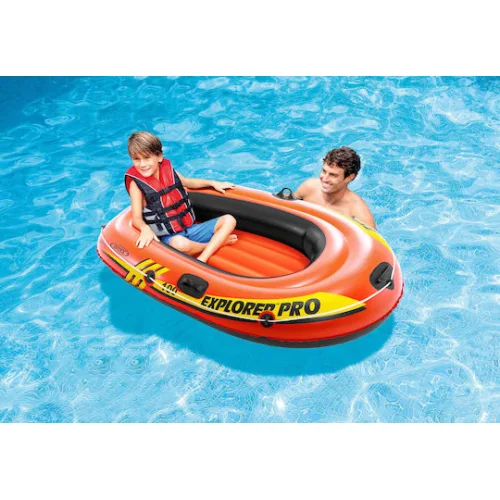 Intex Explorer Pro 100 Φουσκωτή Βάρκα για 1 Άτομο Κόκκινη 160x94εκ.