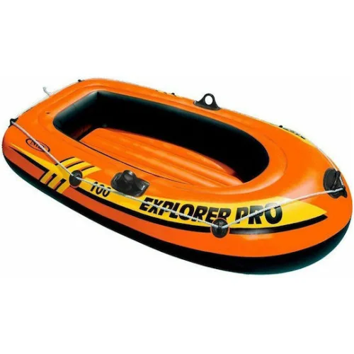 Intex Explorer Pro 100 Φουσκωτή Βάρκα για 1 Άτομο Κόκκινη 160x94εκ.