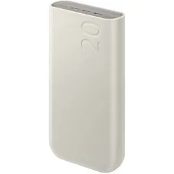 Samsung P4520 Power Bank 20000mAh 45W με 3 Θύρες USB-C Power Delivery Μπεζ