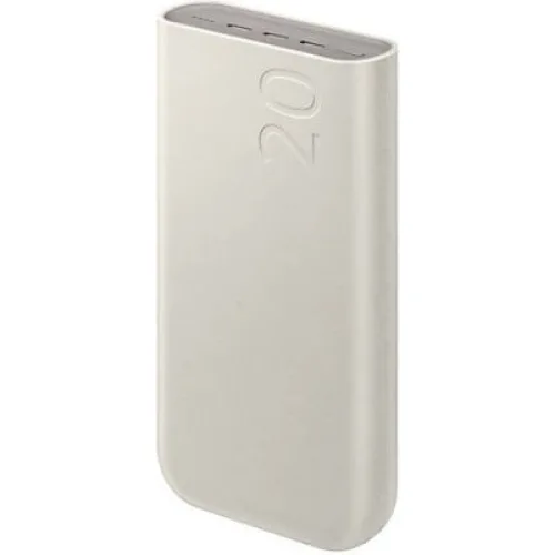 Samsung P4520 Power Bank 20000mAh 45W με 3 Θύρες USB-C Power Delivery Μπεζ